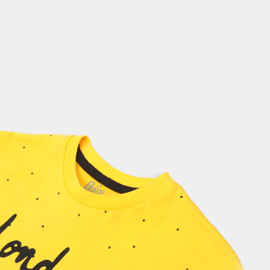 Girls T-Shirt London -Yellow