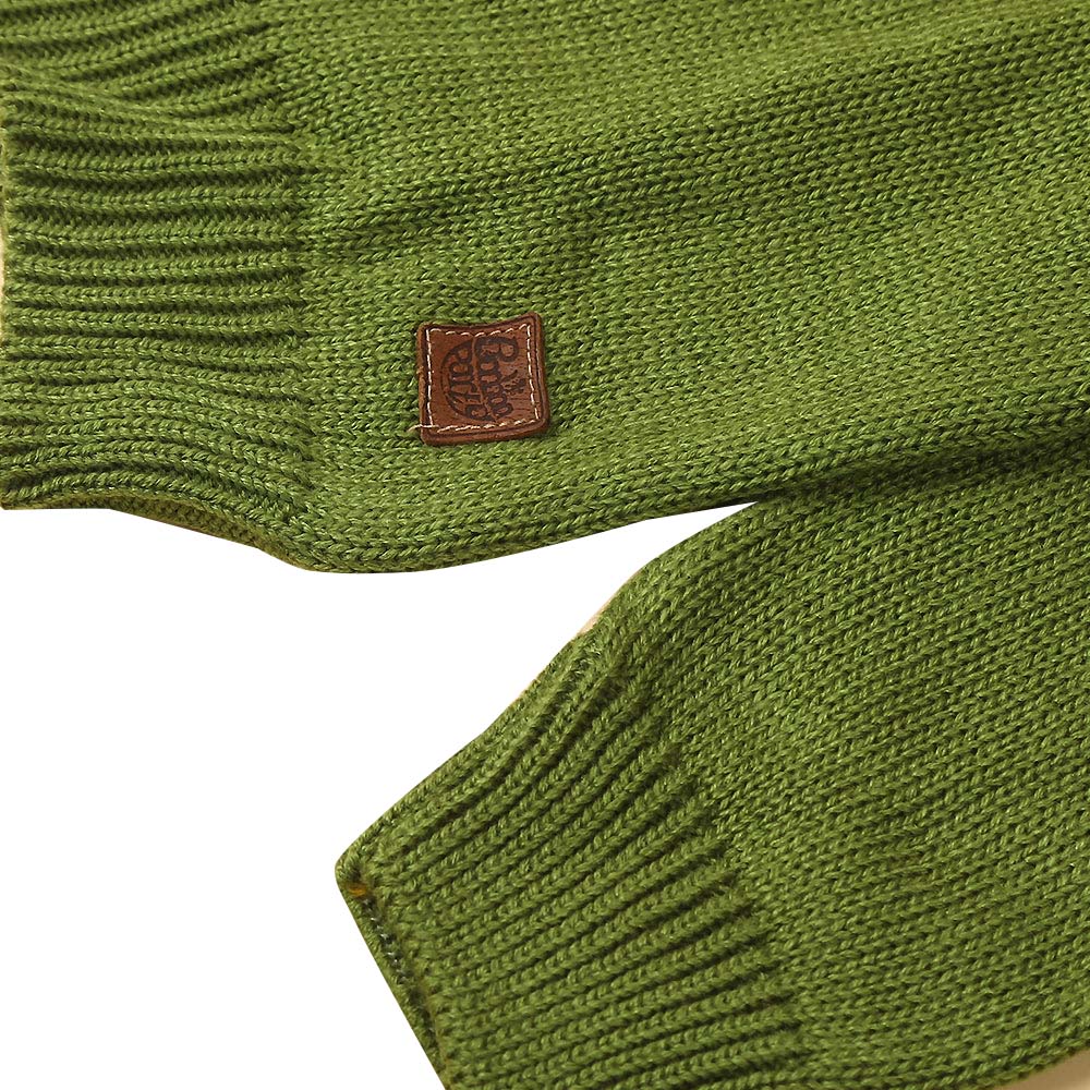 Basic Sweater For Girls -Green