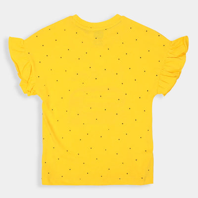 Girls T-Shirt London -Yellow