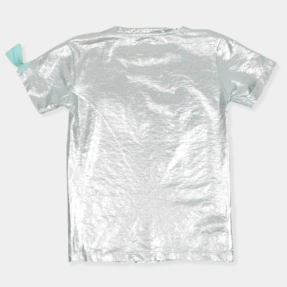Girls T-Shirt H/S Foil Splash