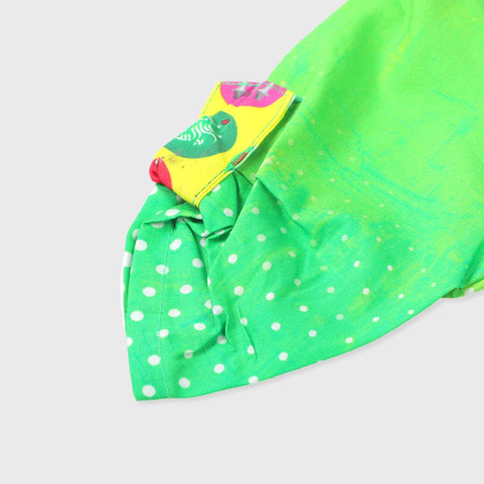 Infant Girls Digital Print Kurti Azadi Mubarak - Green