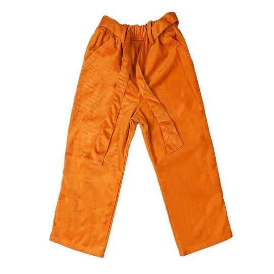 Corduroy Pant For Girls - Gold Fusion