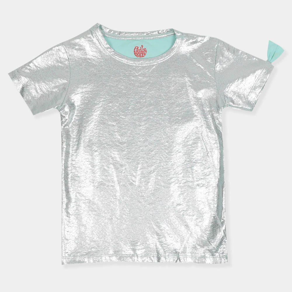 Girls T-Shirt H/S Foil Splash