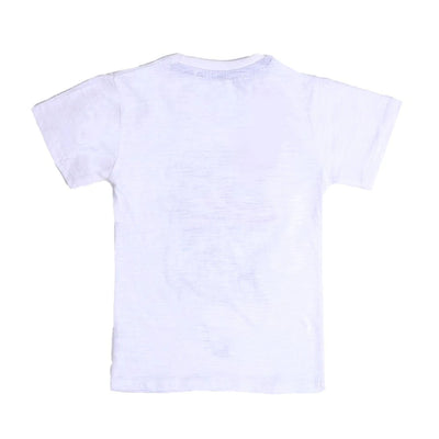 Superhero T-Shirt For Boys - White