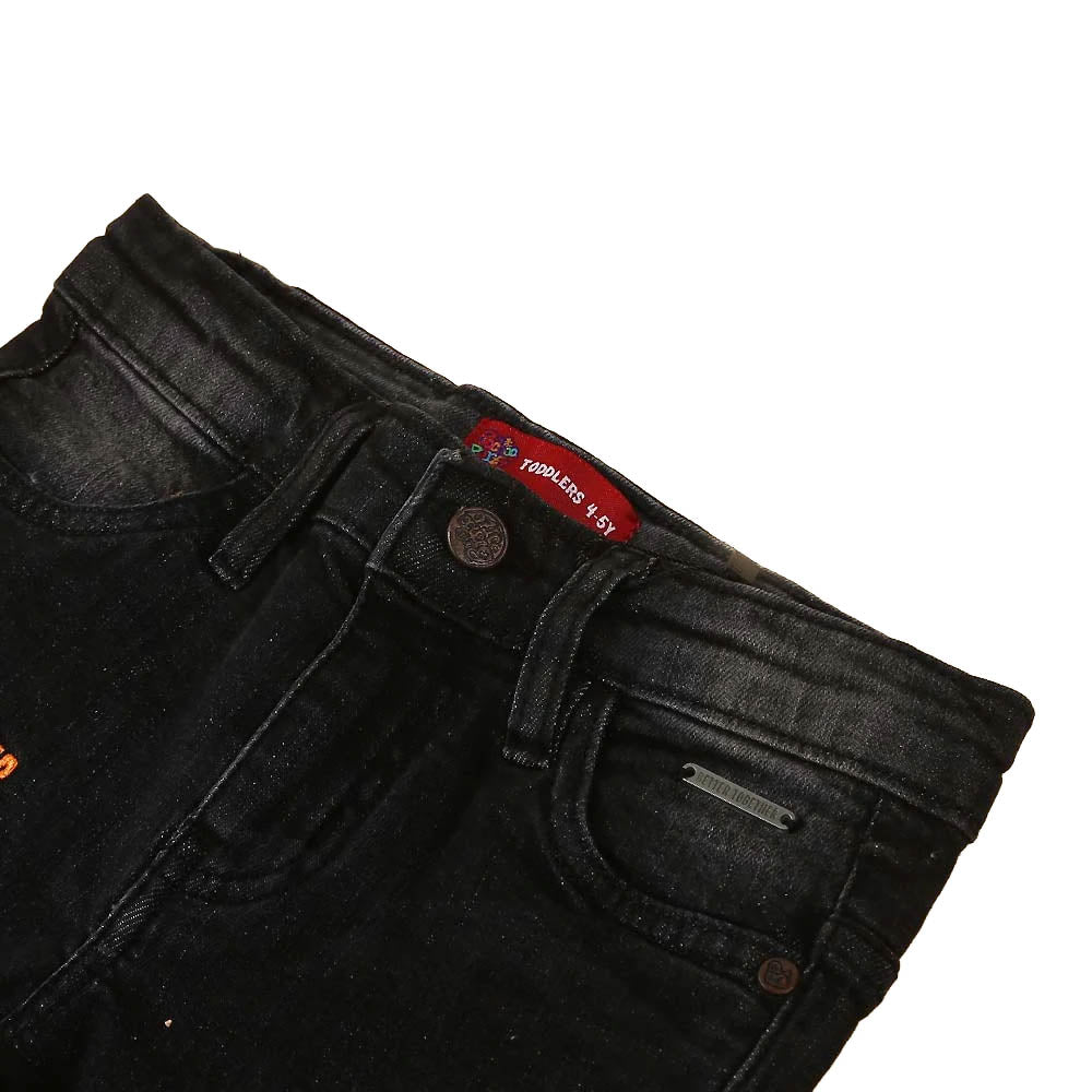 Life Is Better Denim Pant For Boys - Black