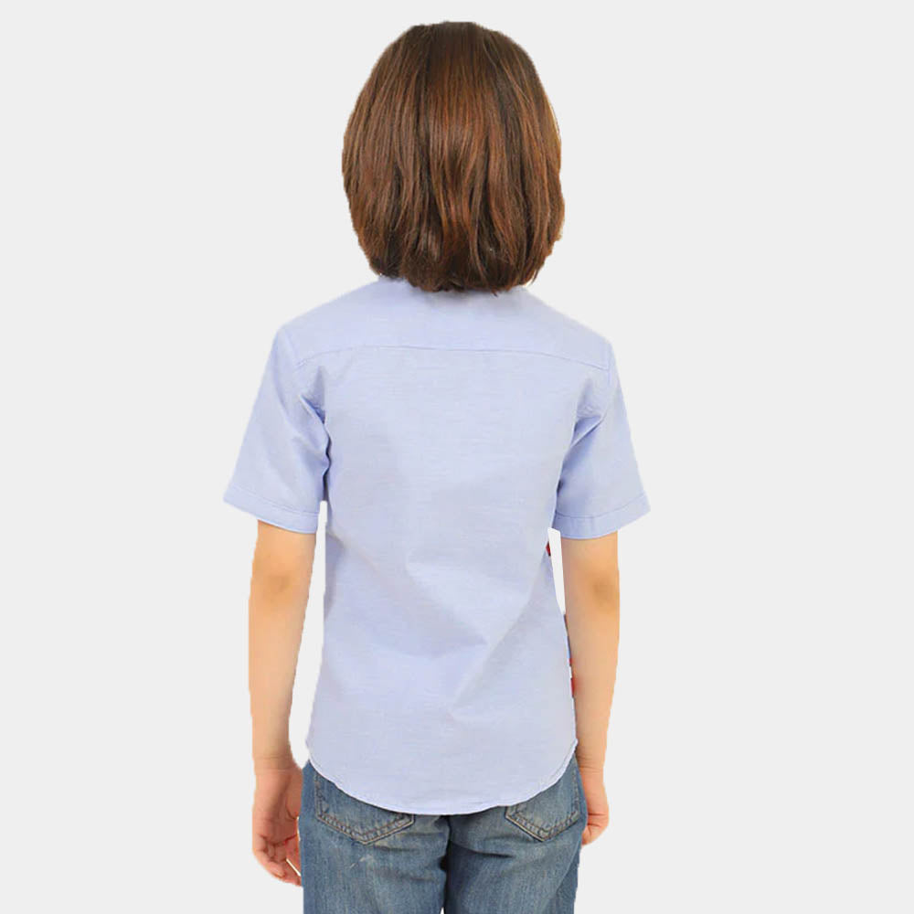 Boys Casual Shirt Character - Lt Blue