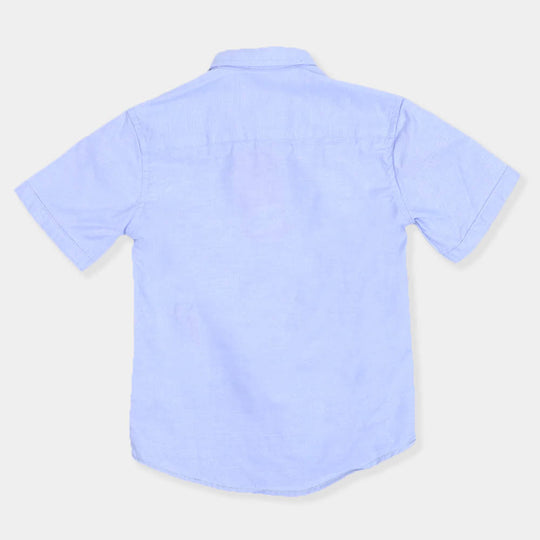 Boys Casual Shirt Character - Lt Blue