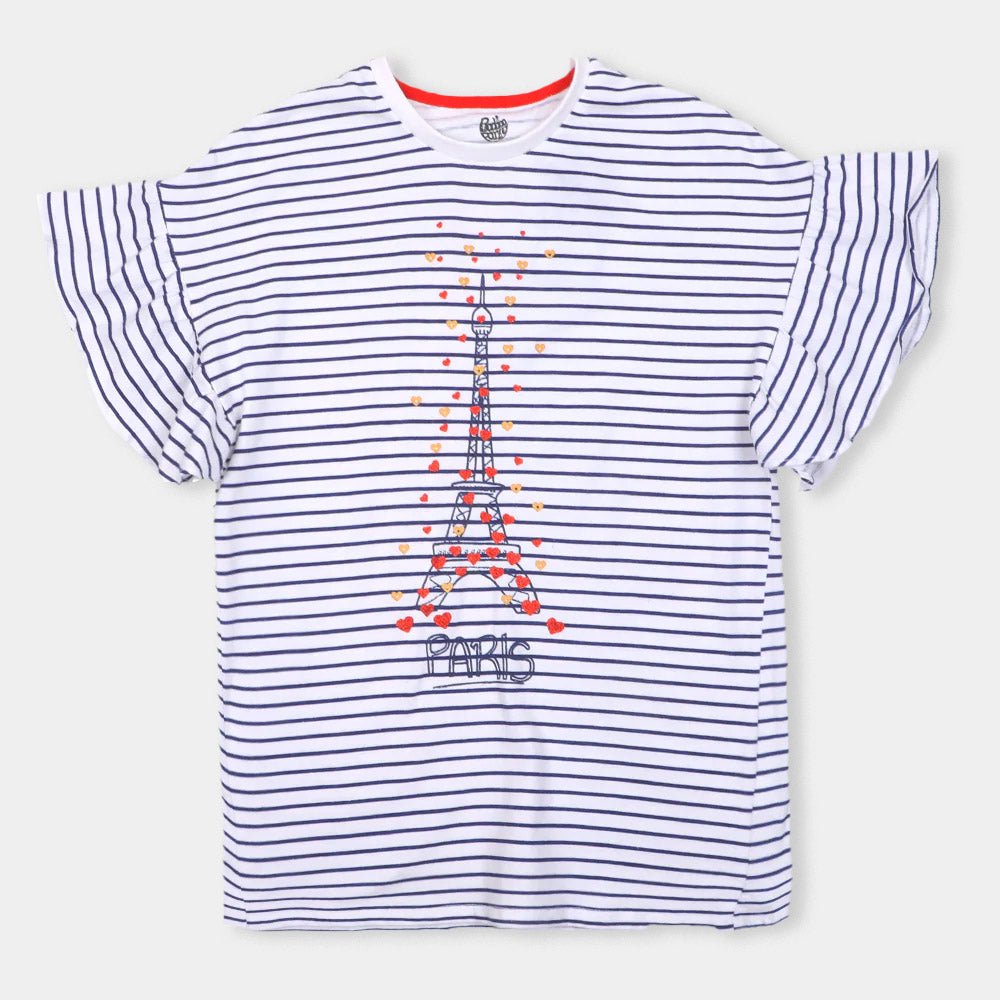 Girls T-Shirt Paris-NAVY