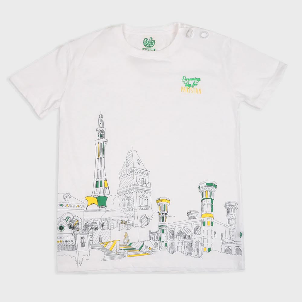 Infant Girls T-Shirt Dreaming Big - B.White