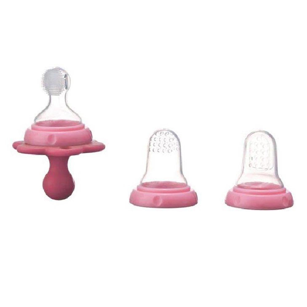 Farlin Grip n Bite Lollipops Baby Oral Set - Pink