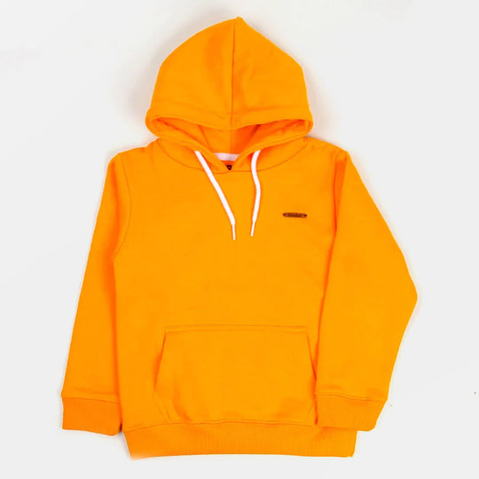 Pull Over Hooded Jacket For Boys - R.Yellow