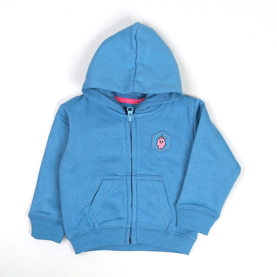 Infant Zipper Jacket For Boys - D-Blue