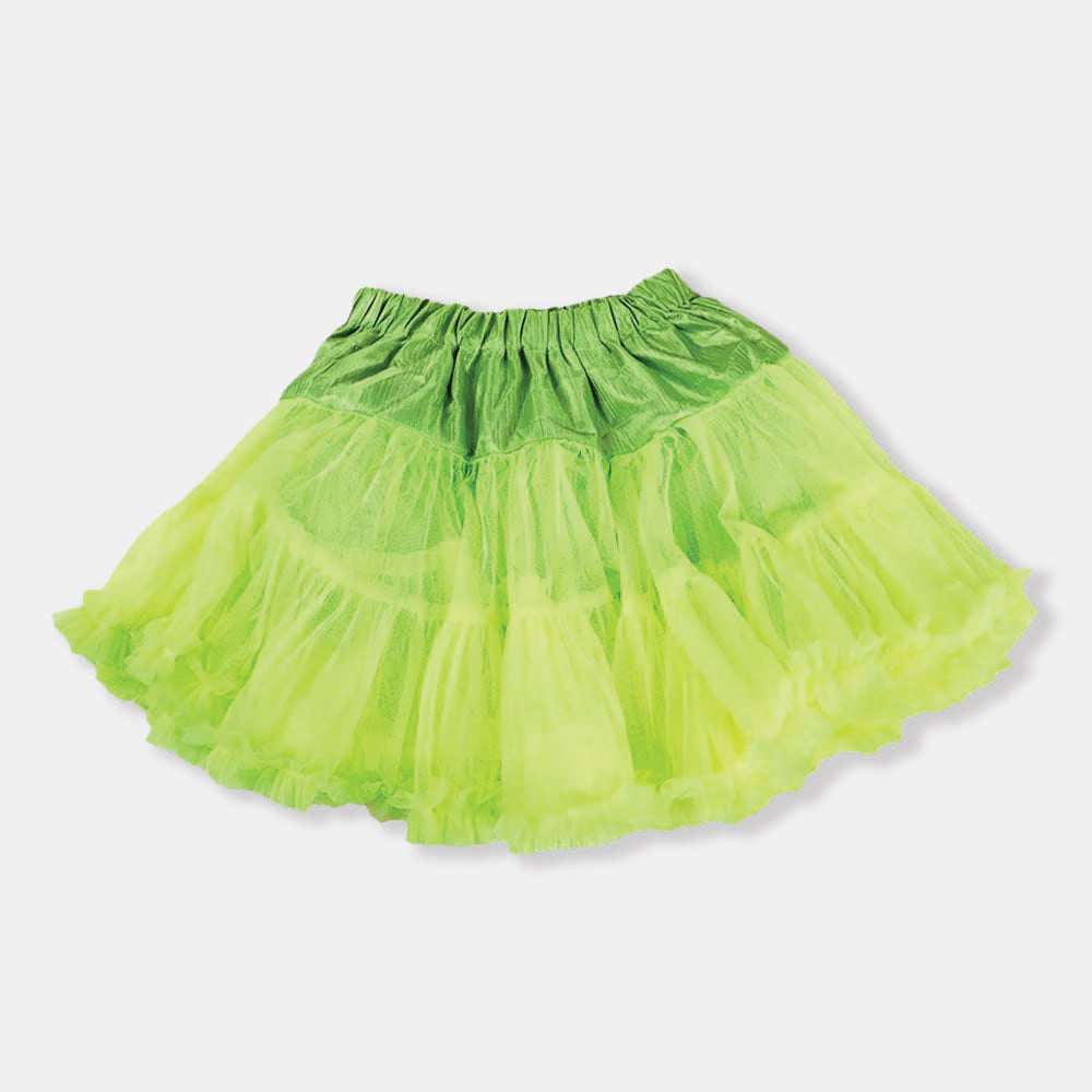Infant Girls Skirt Net Frill - Neon Green