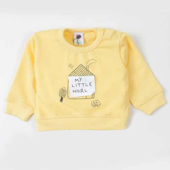 Infant Boys Sweatshirt Home - Lemon