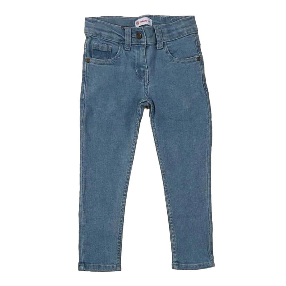 Basic Denim Pant For Girls - Blue