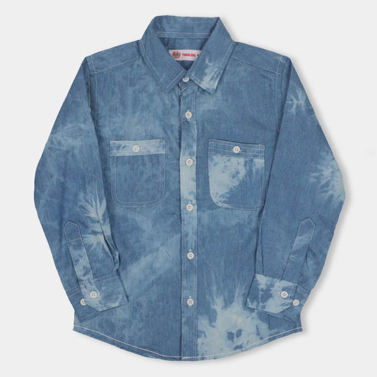 Boys Casual Shirt Blue Water