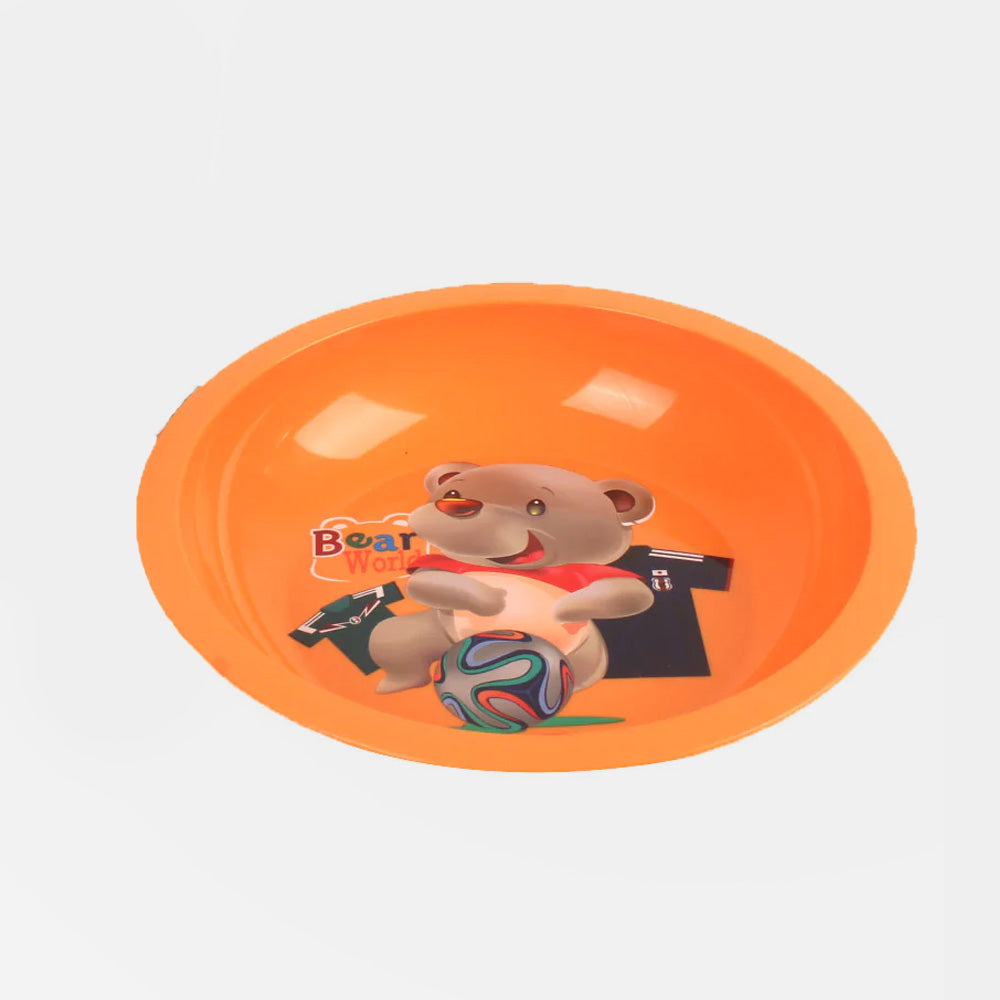 Bear Deep Plate - Orange