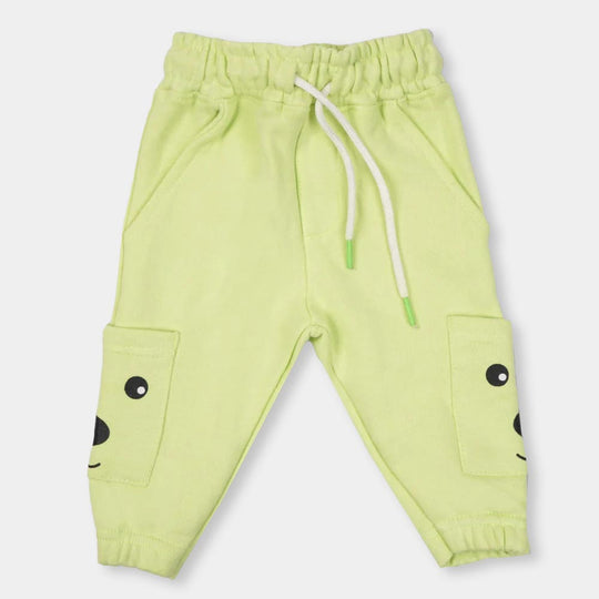 Infant Boys Sleeping Pyjama Bear - Sunny Lime
