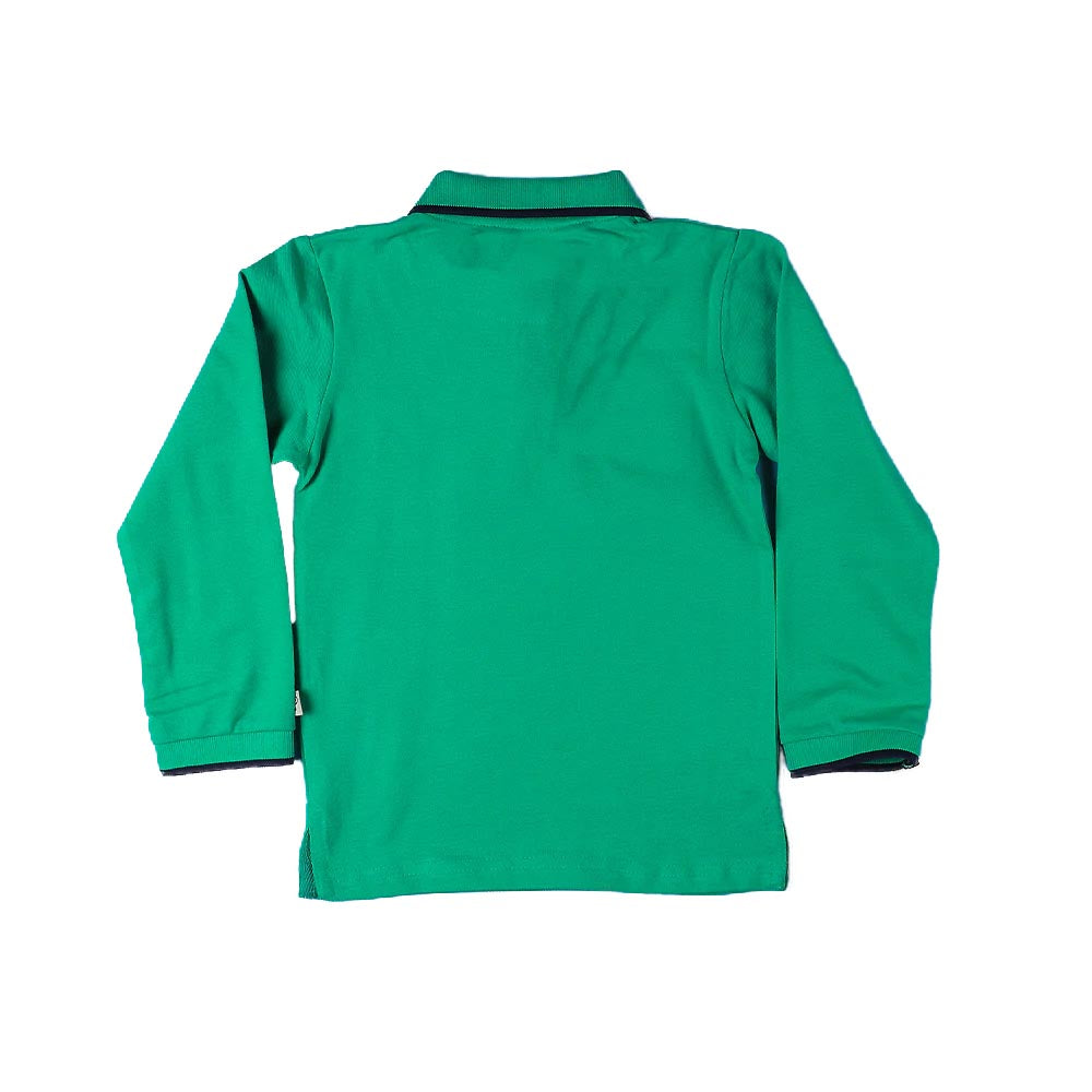 Basic Polo Shirt For Boys - Kelly Green