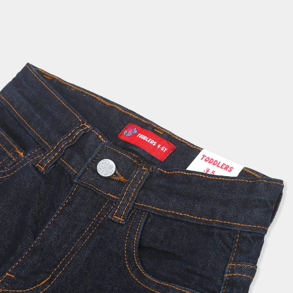 Boys Pant Denim Cut & Sew - DARK BLUE