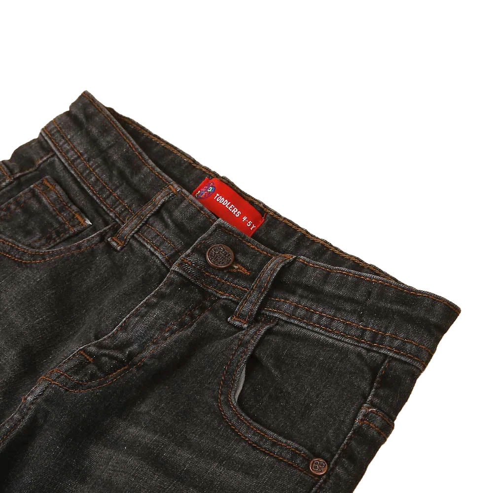 Basic Denim Pant For Boys - Grey