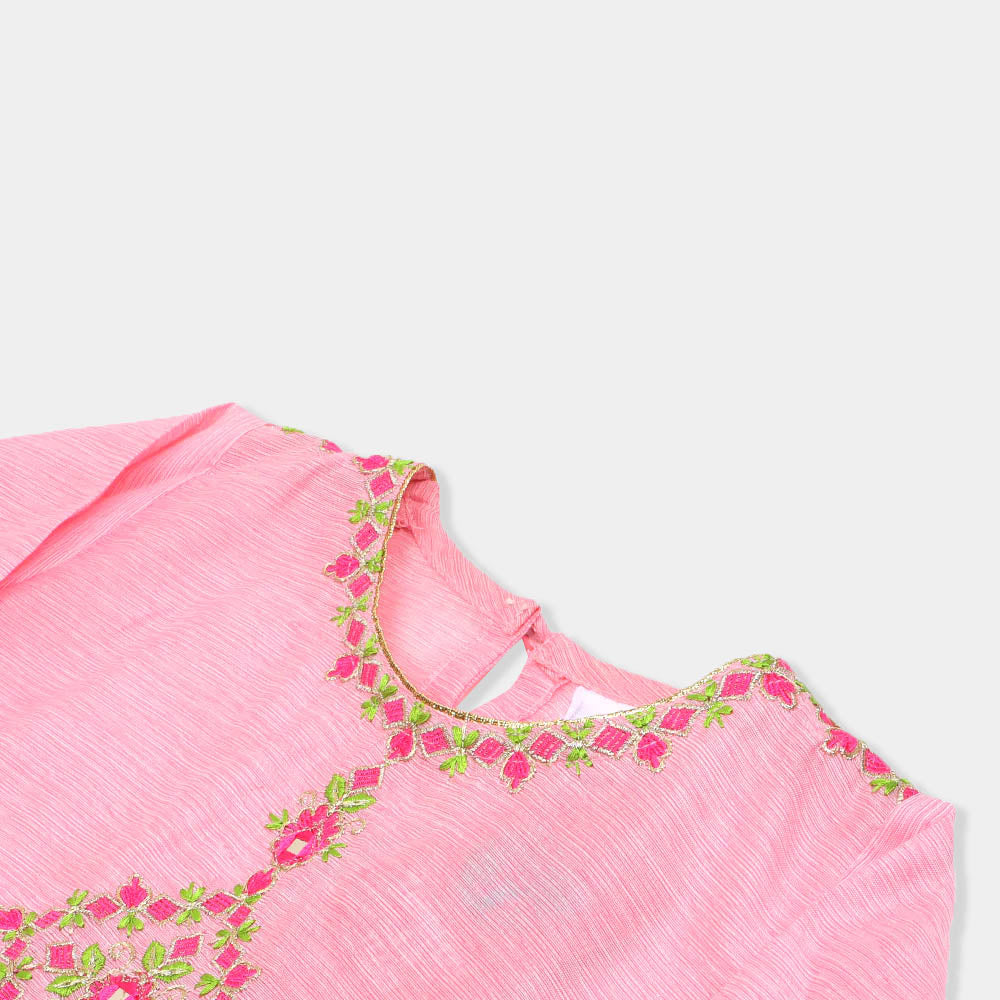 Girls 3 Pcs Fancy Rangoli - Pink