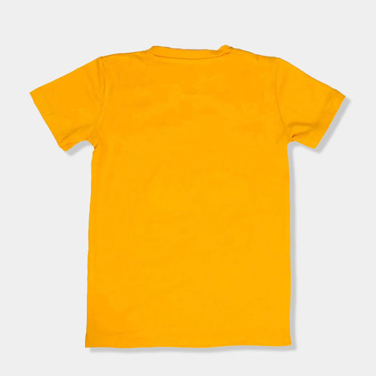 Infant Girls T-Shirt New York -Saffron