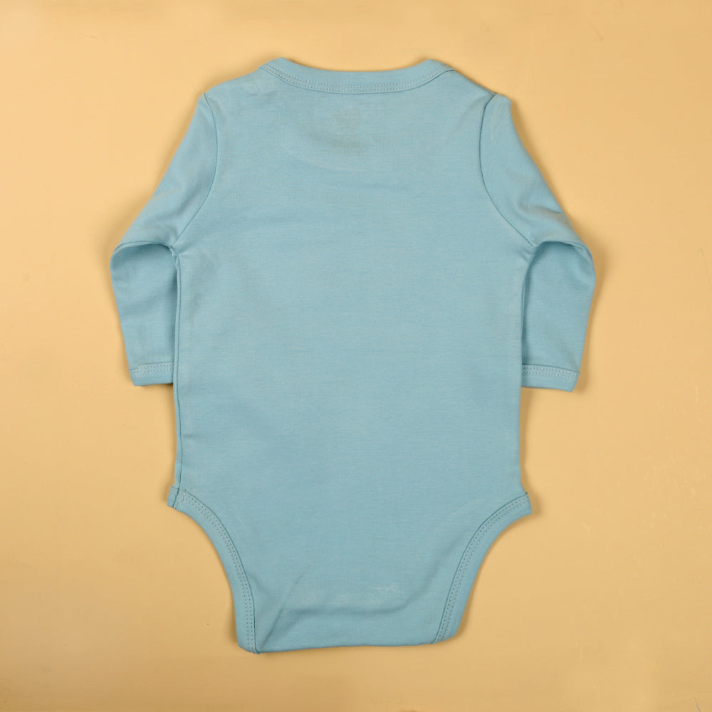 Home is Mom Romper For Girls - Sky Blue