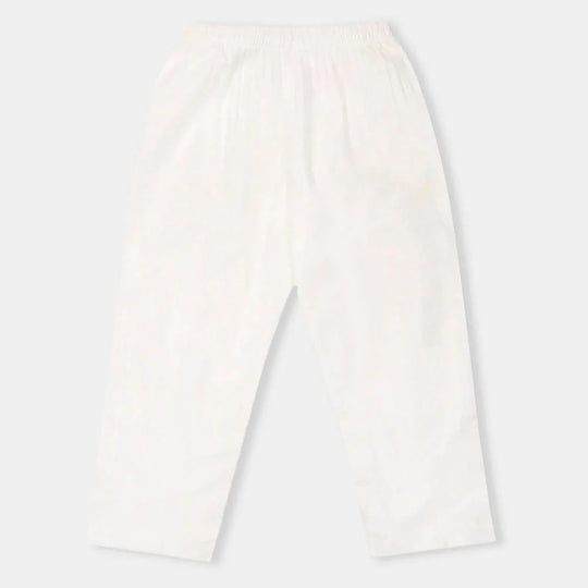 Infant Boys Pajama  -White