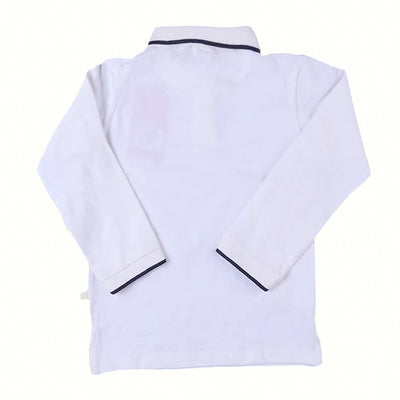 Basic Polo Shirt For Boys - White