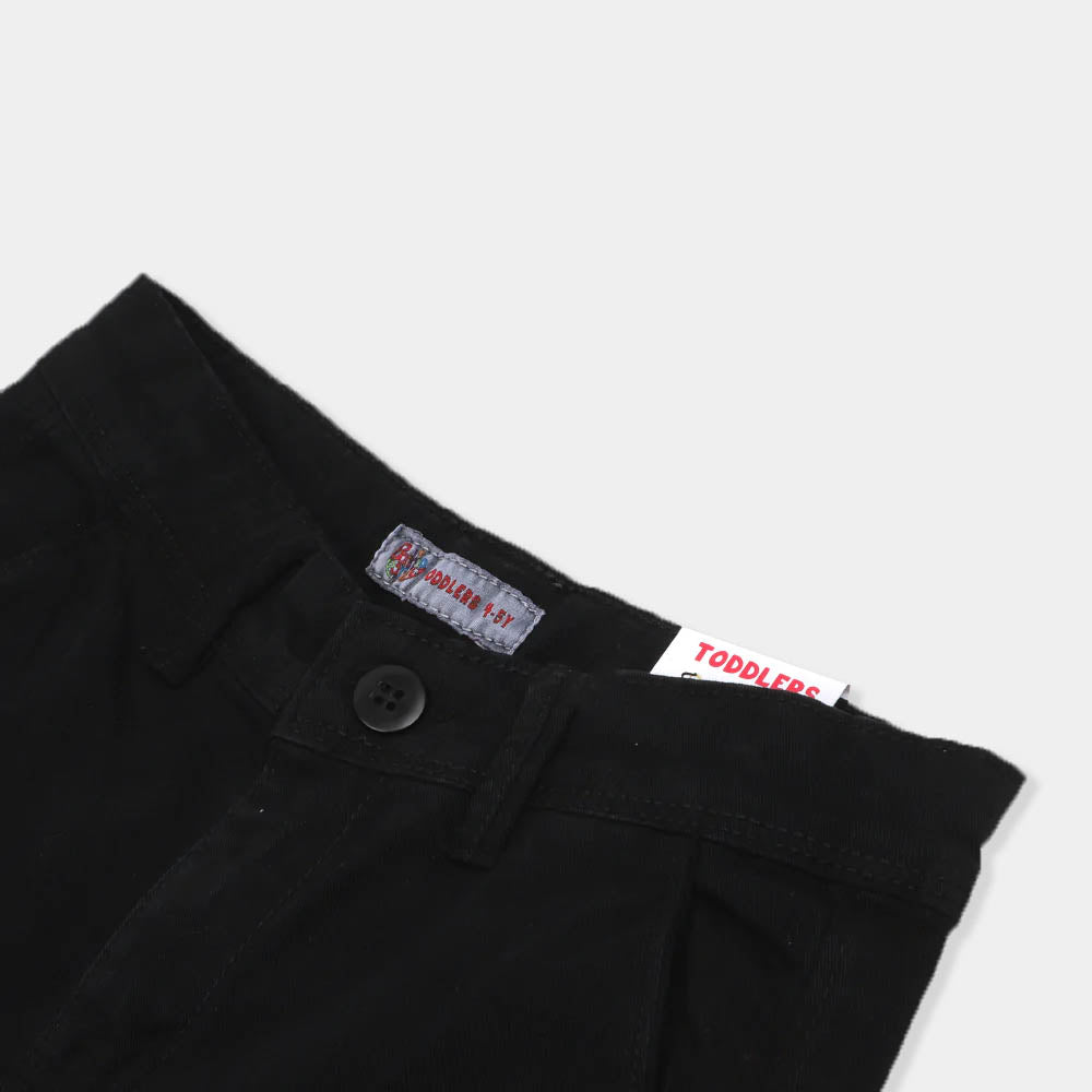 Boys Pant Cotton Stay Cool-Jet Black