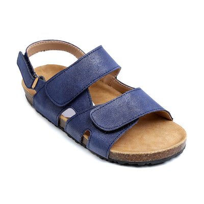 Buckle Strap Sandals For Boys - Navy