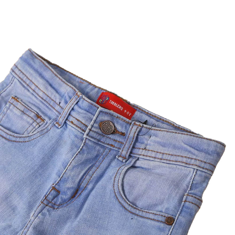 Basic Denim Pant For Boys - Blue