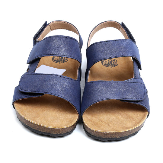 Buckle Strap Sandals For Boys - Navy