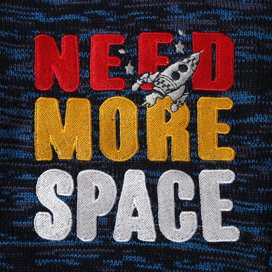 Need Space Sweater For Boys - Blue