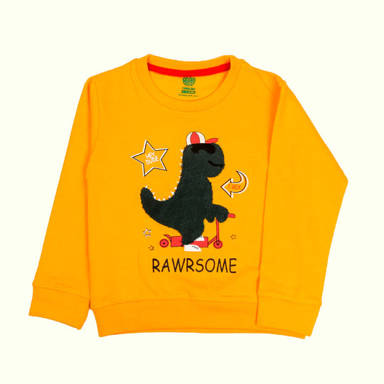 RawrSome Sweater For Boys -Citrus