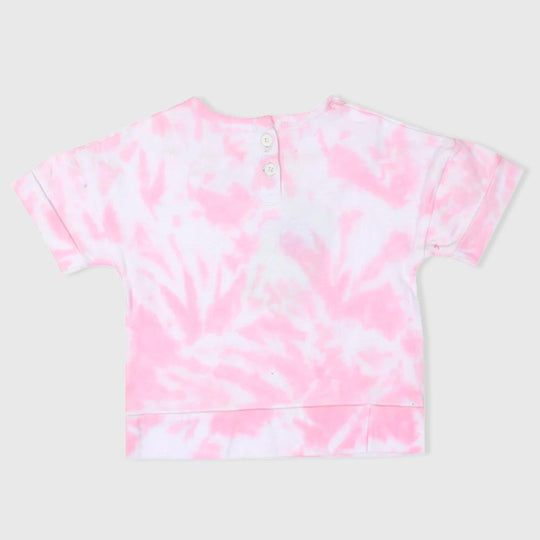 Infant Girls T-Shirt Time -Tie Dye
