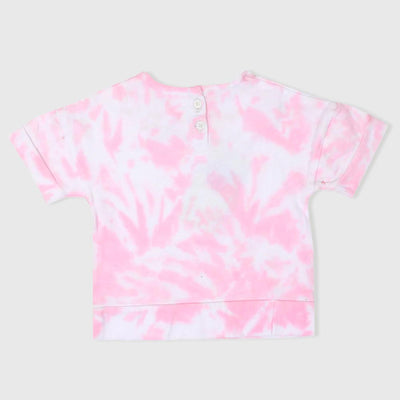 Infant Girls T-Shirt Time -Tie Dye