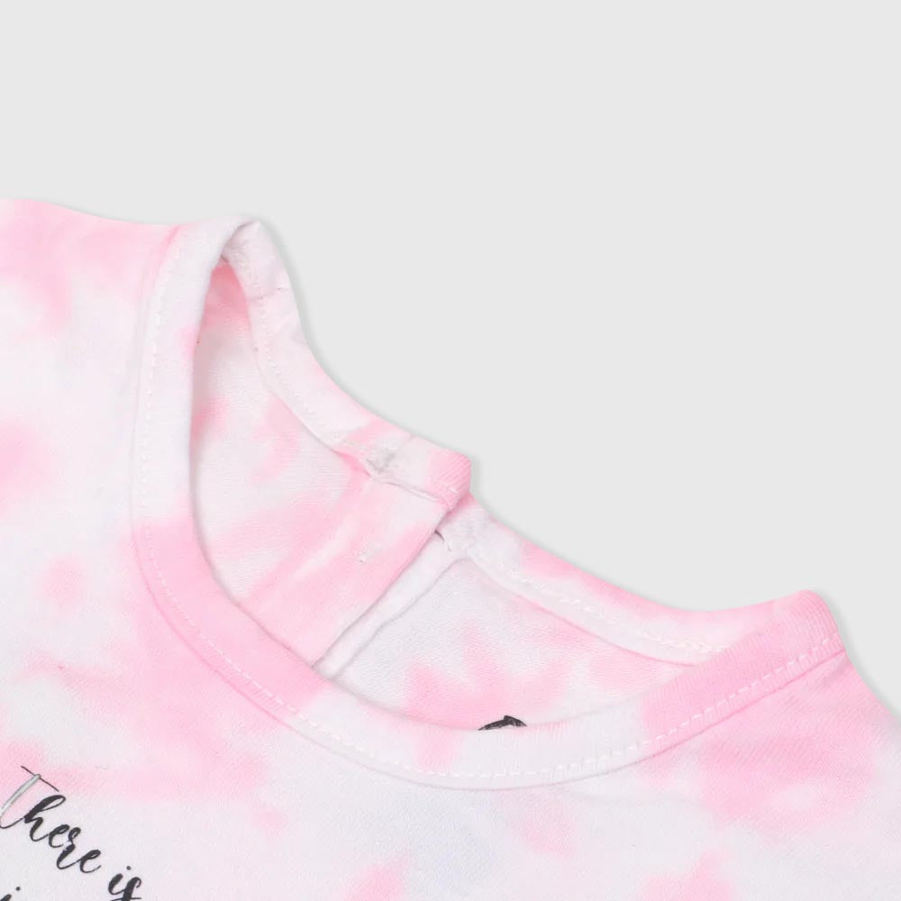 Infant Girls T-Shirt Time -Tie Dye