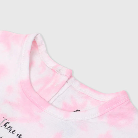 Infant Girls T-Shirt Time -Tie Dye