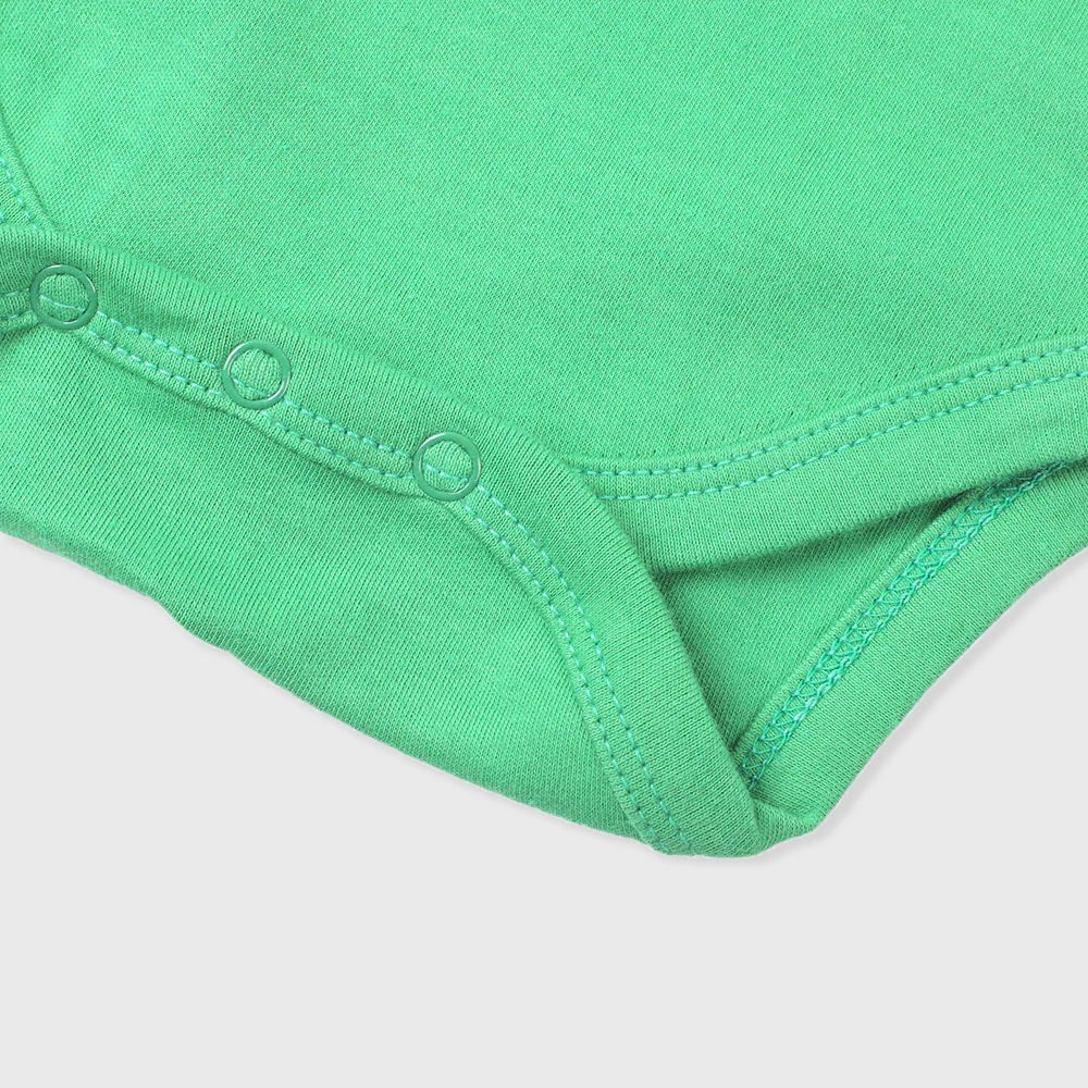 Infant Boys Basic Romper Moon Star - Fern Green