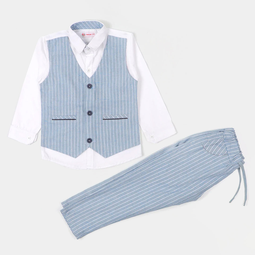 Boys Suit 2 Pcs F22/S2 - Blue/White