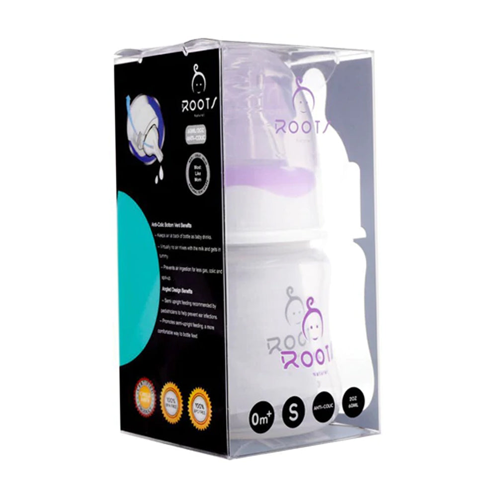 Roots New Born Baby Feeder 60ml - Purple