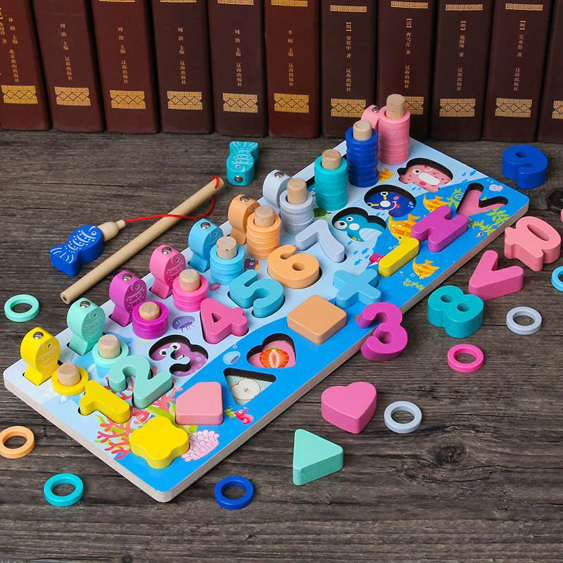 Dolphin 6in1 Fishing Logarithm Board Game