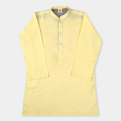 Boys Basic Kurta -Pear