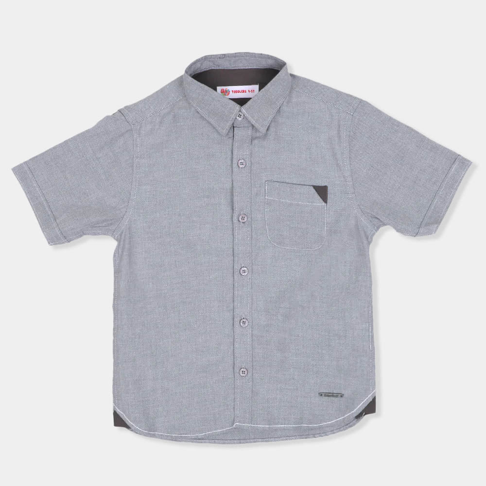 Boys Casual Shirt Cotton - GREY