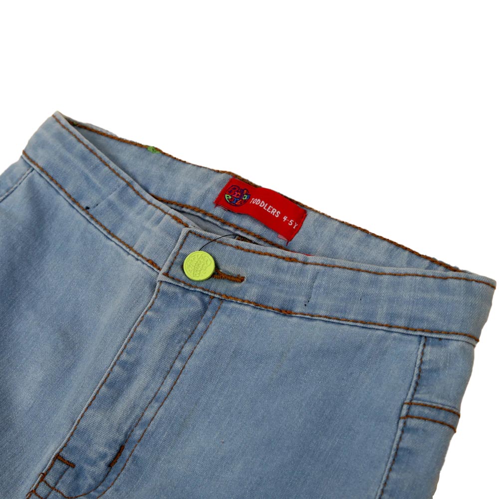 Denim Jegging For Girls - Light Blue