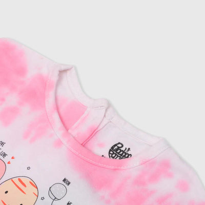 Infant Girls T-Shirt Universe -Tie Dye