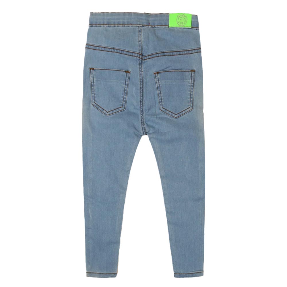 Denim Jegging For Girls - Light Blue
