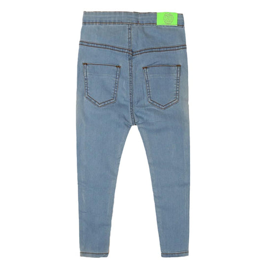 Denim Jegging For Girls - Light Blue